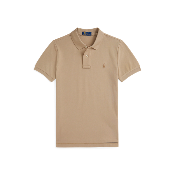 Polo cintré en coton piqué