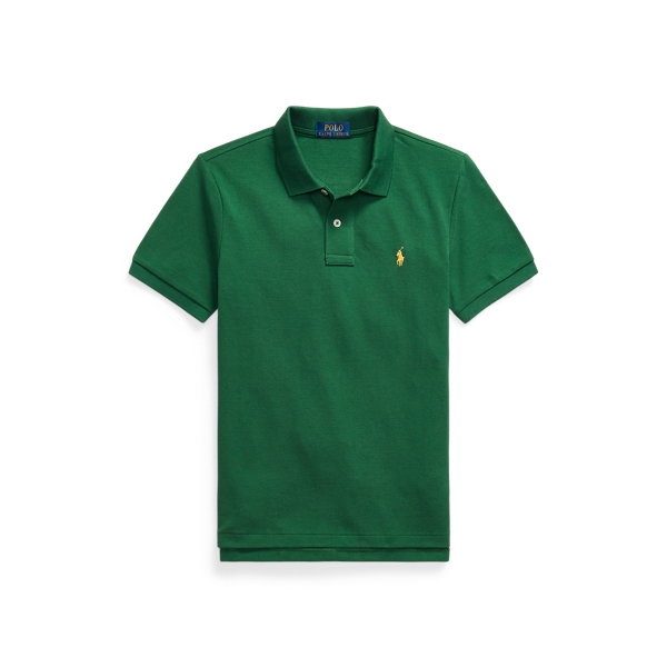 Polo cintré en coton piqué