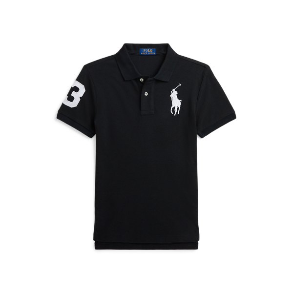 Slim fit cotton mesh polo on sale