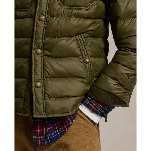 Canopy Olive Quilted Shirt Jacket Boys 8-20 for fall 6