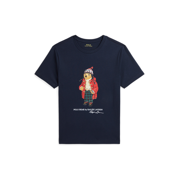 Polo Bear Cotton Jersey T-Shirt