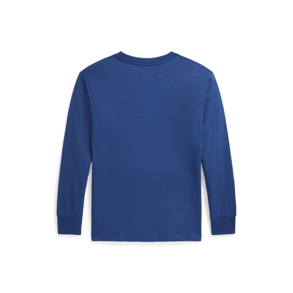 T-shirt manches longues en jersey Boys 6-14 Years en Azur poudr&eacute; 2