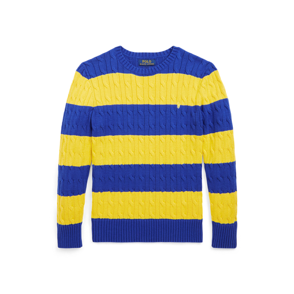 Ralph lauren yellow flag sweater best sale