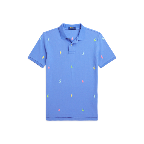 Polo Pony Cotton Mesh Polo Shirt for Boys Ralph Lauren UK