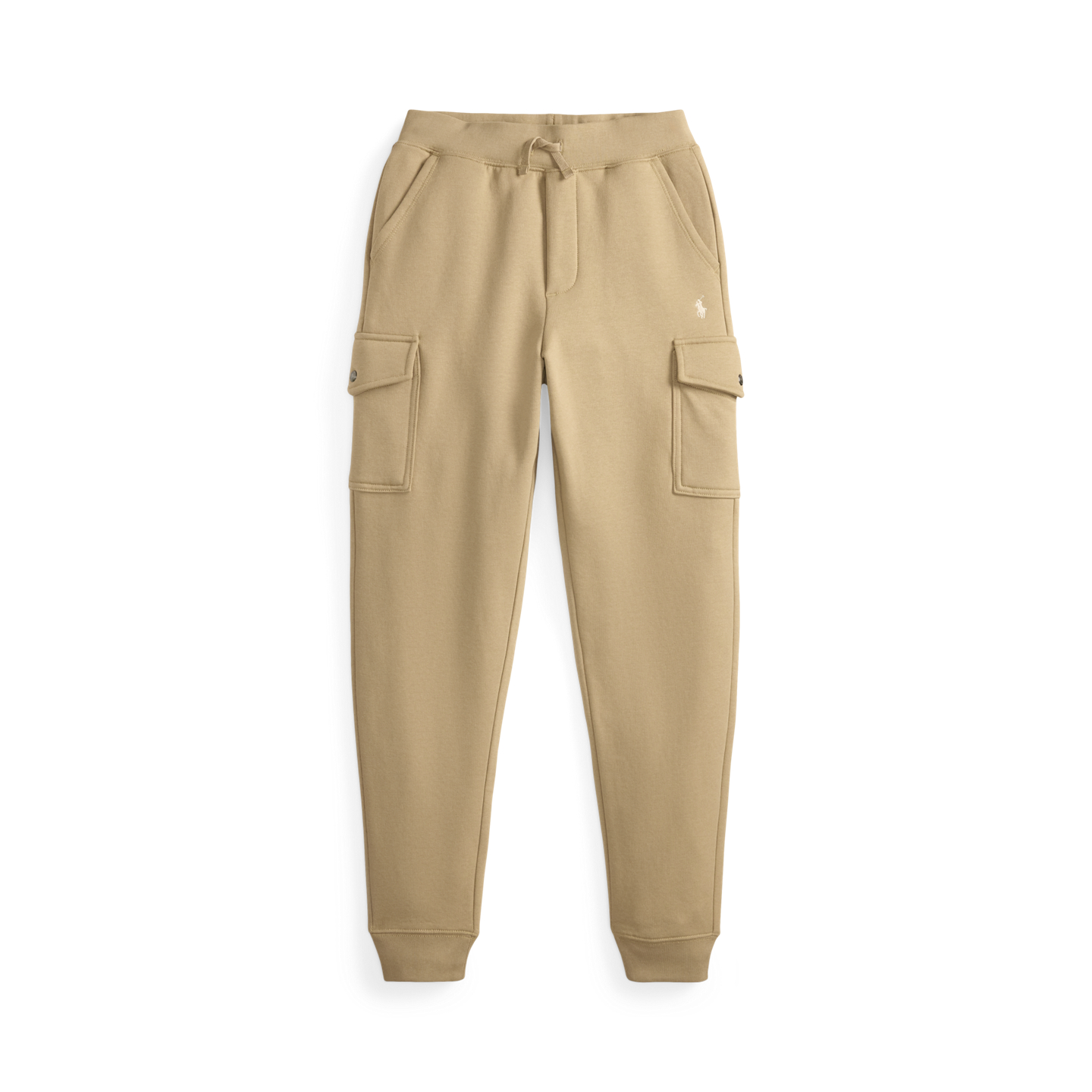 Детские брюки Ralph Lauren Fleece Cargo Jogger, цвет: Хаки — фото 4