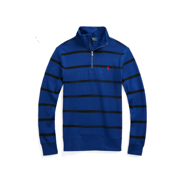 Striped Cotton Interlock Pullover Boys 6-14 Years 1