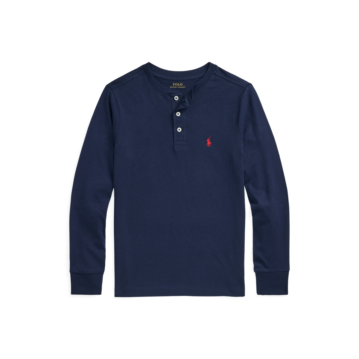 軽量☆インディゴ・コットン【Ralph Lauren】ヘンリーシャツ 軽量☆インディゴ・コットン【Ralph Lauren】ヘンリーシャツ