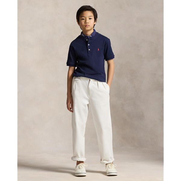 コットン ジャージー ショートスリーブ ヘンリー シャツ | ラルフ