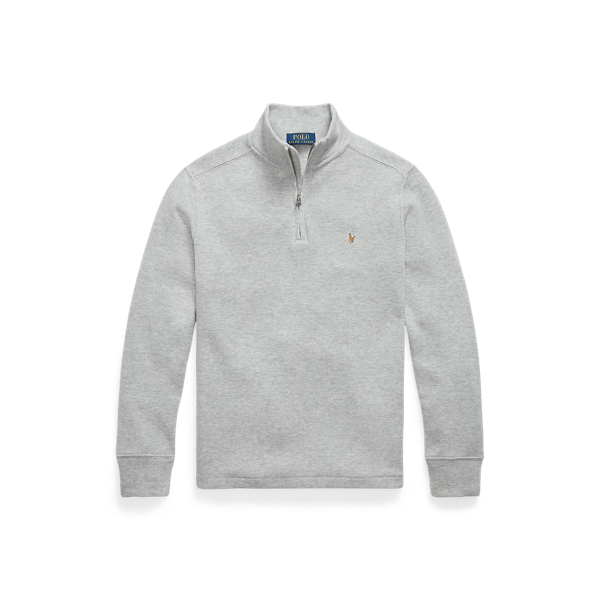 French-Rib Quarter-Zip Pullover