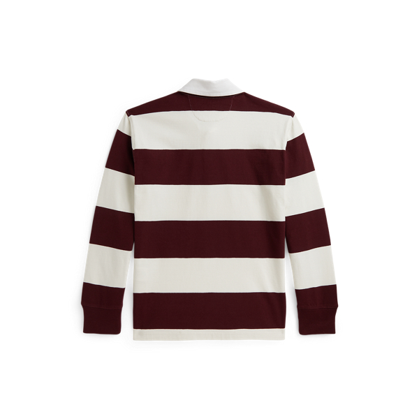 Rich Ruby/Nevis The Iconic Rugby Shirt Boys 8-20 2