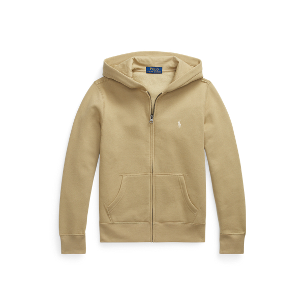 Classic Khaki Fleece Full-Zip Hoodie  Boys 6-14 Years 1
