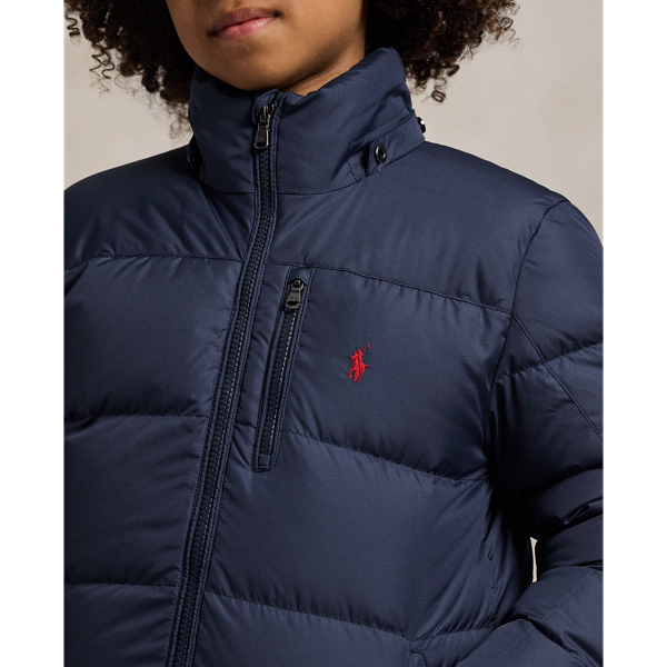 Polo ralph lauren men's hooded ripstop down coat deals