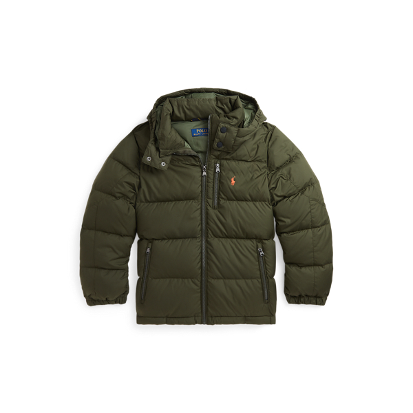 Ripstop Down Hooded Jacket for Boys Ralph Lauren UK