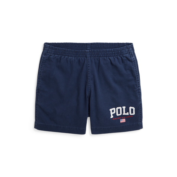 Spring Navy Flag Logo Cotton Twill Short Boys 8-20 1