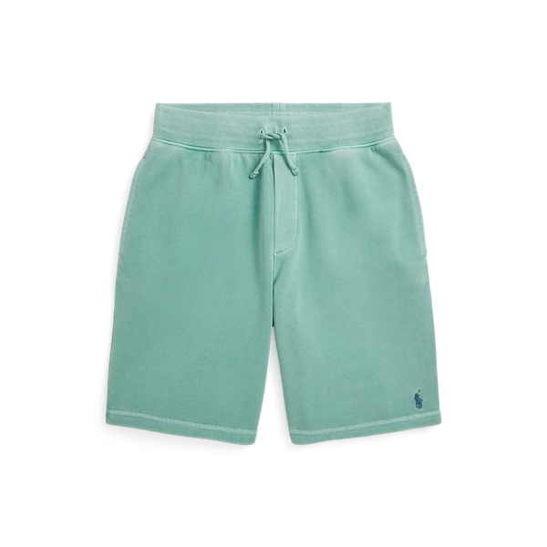 Cotton french terry shorts polo on sale