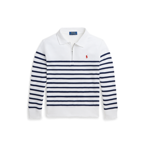 Gestreept Spa terry sweatshirt met rits Boys 6-14 Years in 1