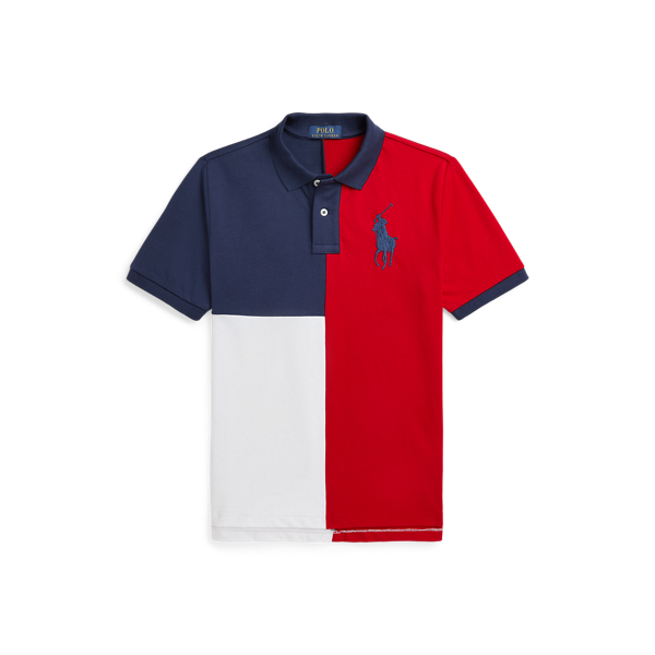 Blue and red ralph lauren polo shirt online