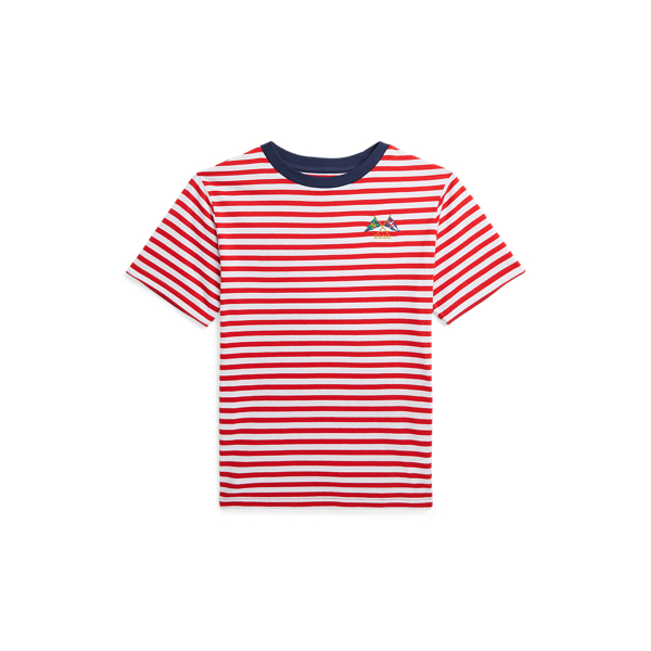 Sailing-Flag Striped Cotton Jersey Tee Boys 6-14 Years 1
