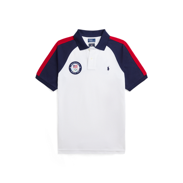 Team USA Cotton Mesh Polo Shirt