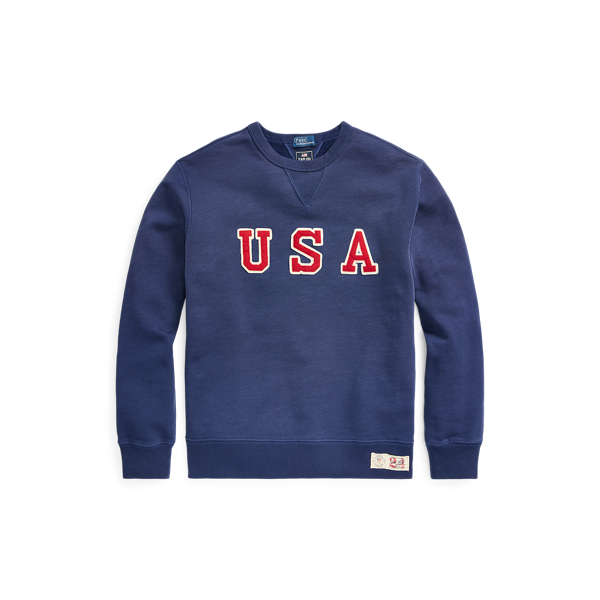 TEAM USA【RALPH LAUREN】Fleece Sweatshirt ◆オリンピック Team USA Fleece Sweatshirt