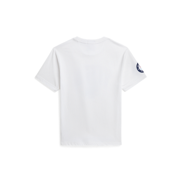 White Team USA Cotton Jersey Tee Boys 8-20 for back to school 2