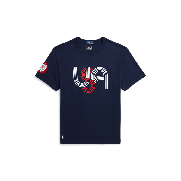 Refined Navy Team USA Cotton Jersey Graphic Tee Boys 8-20 for back to school 1