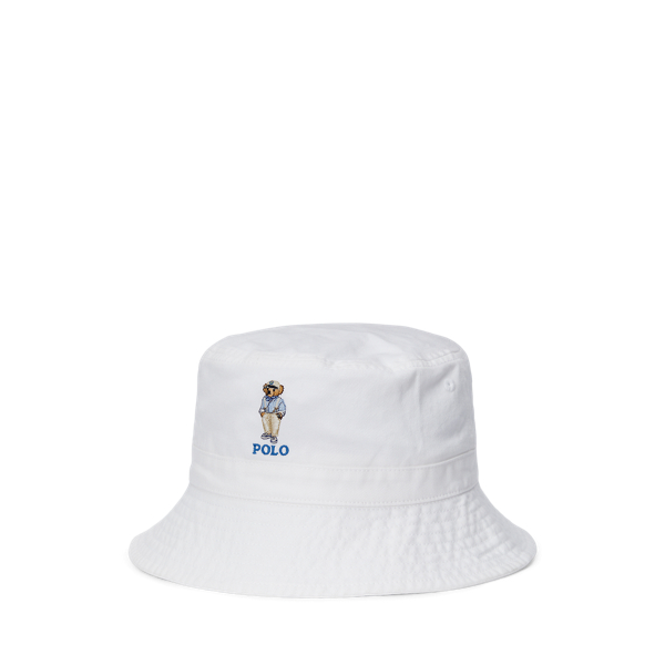 Polo Bear Cotton Twill Bucket Hat