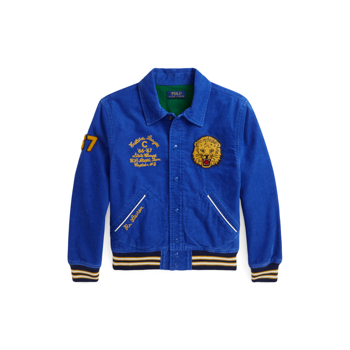 Brand New Ralph lauren Cotton Wool Letterman Indian Athletic purchases Club Varsity Jacket