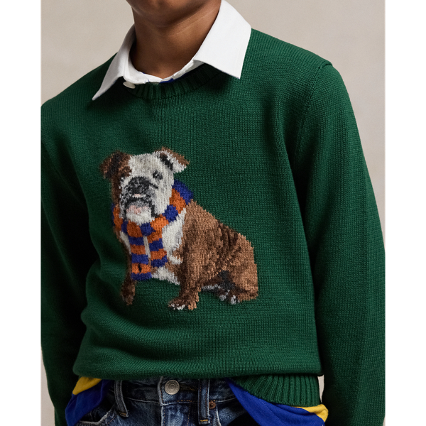 Dog Intarsia Sweater