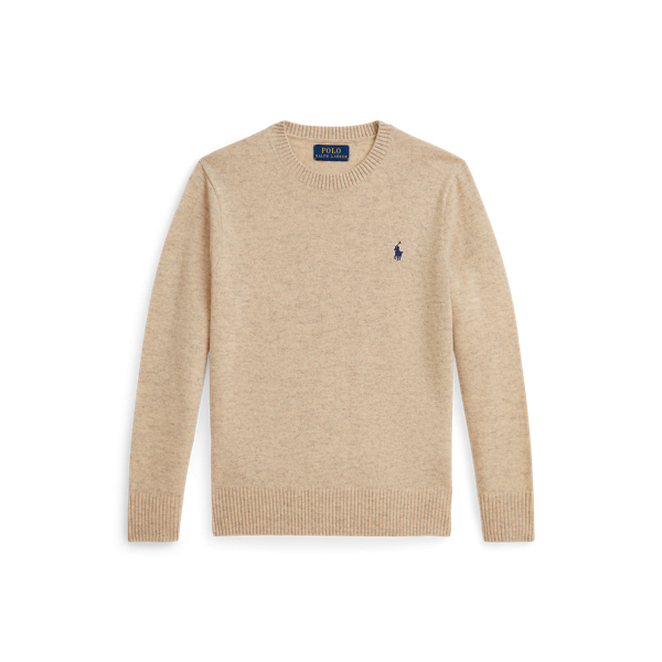 Pull col rond en laine