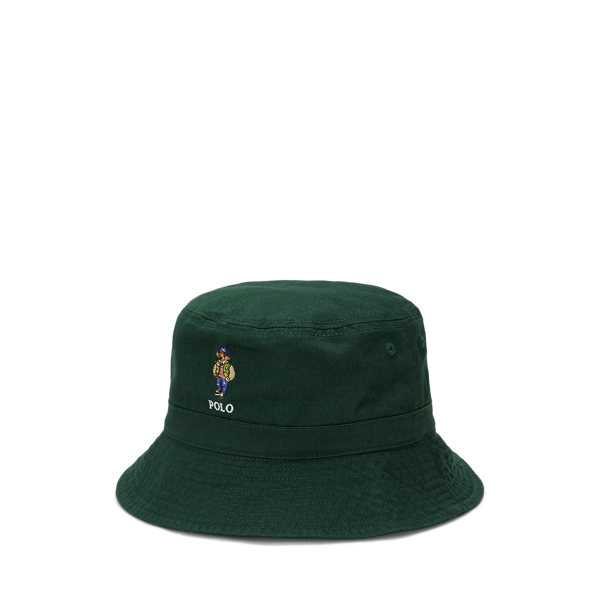 Polo Bear Cotton Twill Bucket Hat