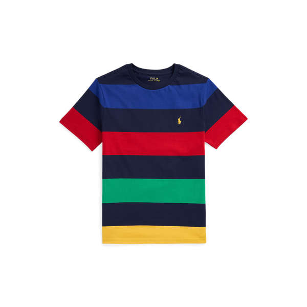 Striped Cotton Jersey Tee