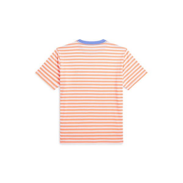 ストライプロゴジャージーTシャツ POLO RALPH LAUREN tシャツ クラシック フィット ストライプド