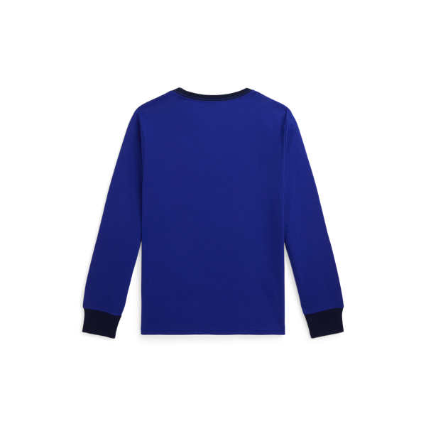 Classic Azure Corduroy-Logo Cotton Long-Sleeve Tee Boys 8-20 2