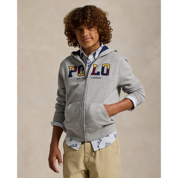 Boys Grey Hoodies Sweatshirts Ralph Lauren RO