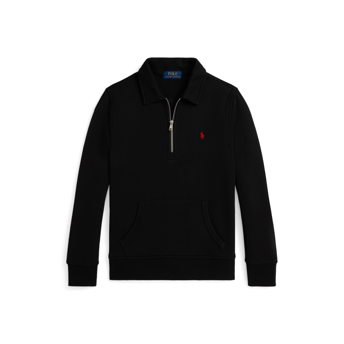 Fleece Collared Sweatshirt