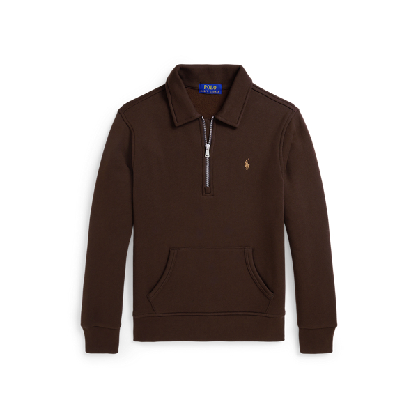 Fleece Collared Sweatshirt Boys 6-14 Years 1