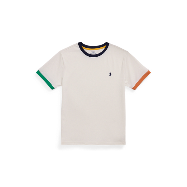 Cotton Jersey Ringer Tee