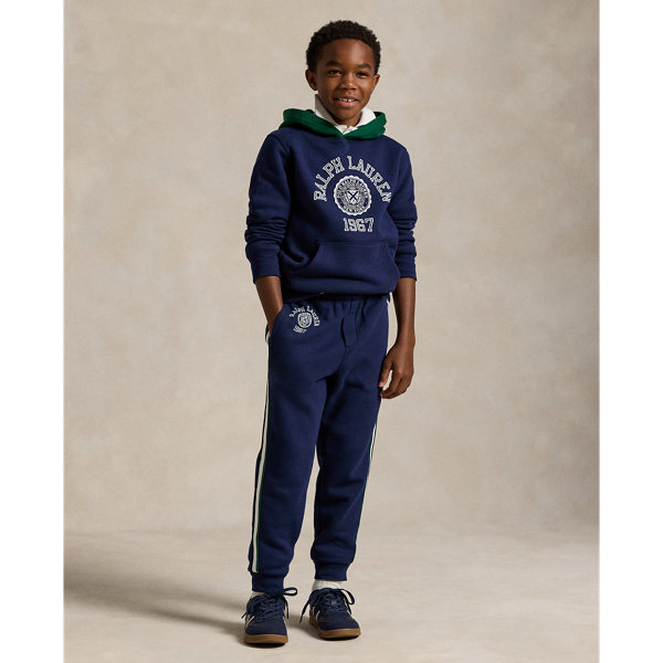 Newport Navy Logo Fleece Jogger Pant Boys 8-20 1