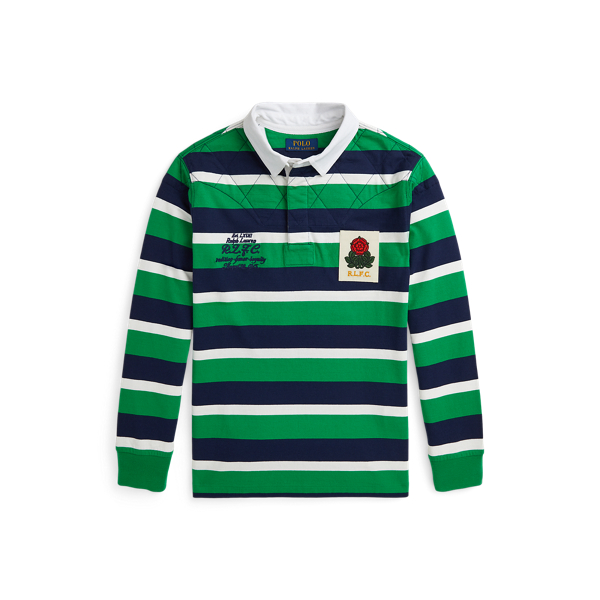 Striped Cotton Jersey Rugby Shirt