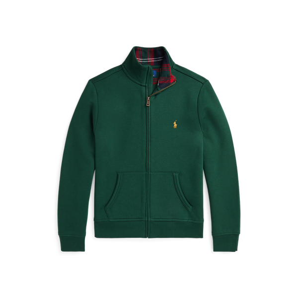 College Green Brushed Fleece Full-Zip Sweatshirt Boys 8-20 1