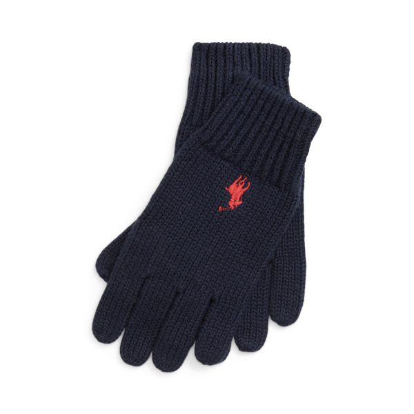 RL Navy/c3822 Cotton Glove BOYS 6-14/GIRLS 7-14 1