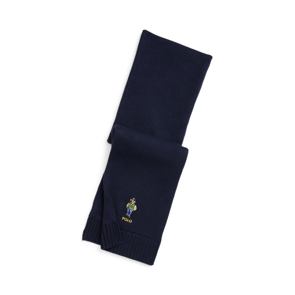 Polo Bear Cotton Scarf