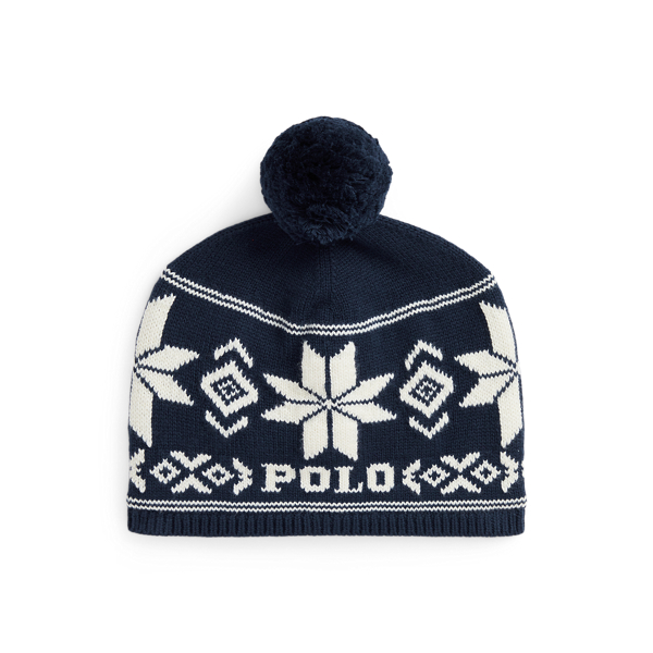 Navy Combo Logo Snowflake Cotton-Blend Hat Boys/Girls 1