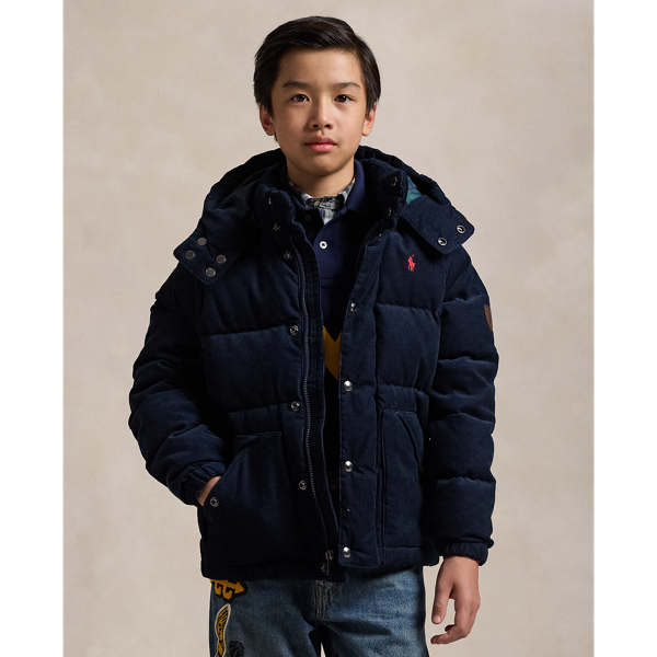 Convertible Corduroy Down Jacket