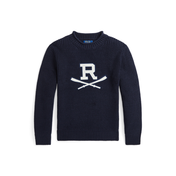 Rowing Letterman Cotton Sweater