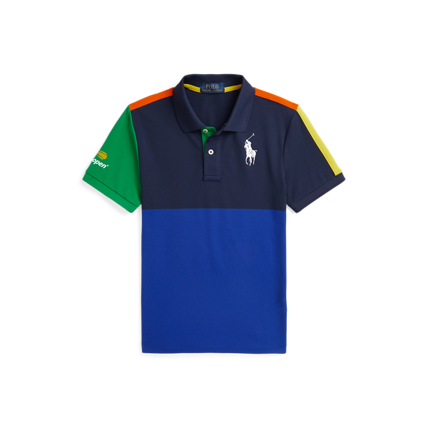 Multi US Open Ball Crew Performance Polo Shirt Boys 8-20 1