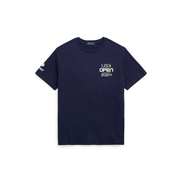 Refined Navy US Open Cotton Jersey Graphic Tee Boys 6-14 Years 1