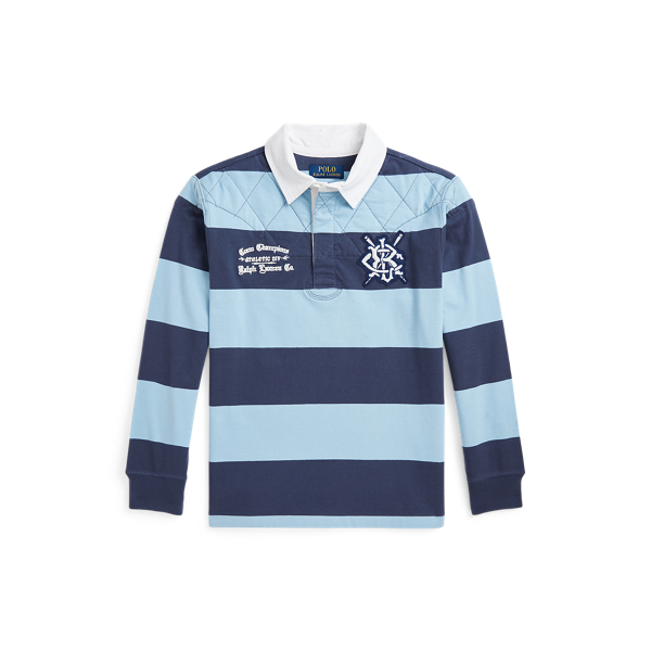 Striped Cotton Jersey Rugby Shirt