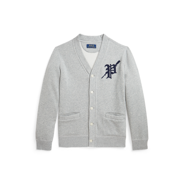 Rowing-Patch Fleece Cardigan